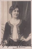 Miriam Clements Margate Victorian Actress Hand Signed Postcard