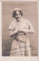 Miss Edna May Edwardian Actress Hand Signed Rare Rotary Postcard