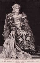 Miss Ellen Terry Edwardian Actress 1st Stage Appearance Theatre Postcard
