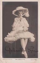 Miss Gabrielle Ray Edwardian Beauty Queen Actress Hand Signed Postcard