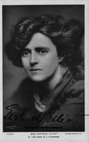 Miss Gertrude Elliott Edwardian Actress Hand Signed Rotary Postcard