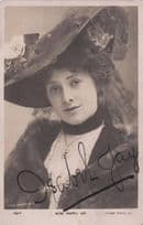 Miss Isobel Jay Actress Old Comedy Opera Singer Hand Signed Photo Postcard