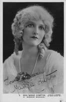 Miss Madge Compton Margate Edwardian Actress Hand Signed Photo Postcard