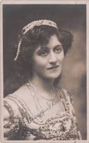 Miss Margaret Halston Old Shakespeare Actress Hand Signed Postcard