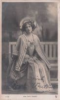 Miss Ruth Vincent Edwardian Actress Hand Signed Tucks Photo Postcard