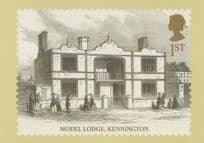 Model Lodge Kennington Queen Victoria RMPQ Stamp Postcard