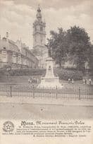 Mons Monument Francois Dolez Belgium WW1 1918 Military Postcard