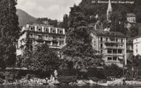 Montreux Hotel Beau Rivage Switzerland Postcard