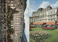 Montreux Hotel Suisse 2x Swiss Postcard s