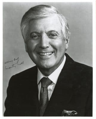 Monty Hall Historic American Quiz Game Show Host 10x8 Hand Signed Photo