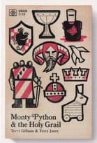 Monty Python & The Holy Grail Film Movie As Rare Old Book Cover Postcard