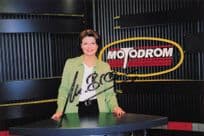 Motodrom German DSF Sports Car TV Presenter Hand Signed Photo