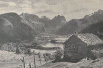 Mountain House at Andalsnes Romsdal Norway Real Photo Postcard