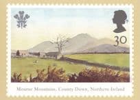 Mourne Mountains County Down Irish Limited Edition Postcard