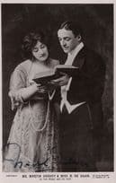 Mr Martin Harvey & Miss N De Silva Hand Signed Photo