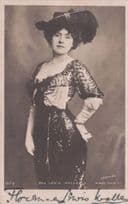 Mrs Florence of Lewis Waller Actress Hand Signed Rotary Photo Postcard