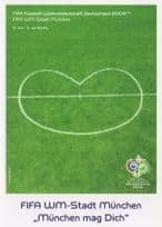 Munchen Germany Stadium FIFA 2006 World Cup Fussball Postcard