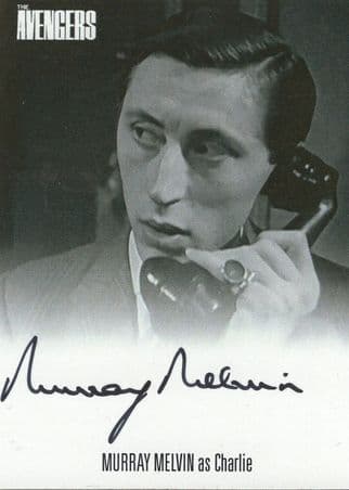 Murray Melvin as Charlie The Avengers Rare Hand Signed Photo Card