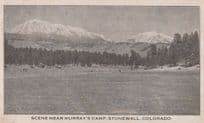 Murrays Camp Stonewall Colorado Military Vintage Postcard