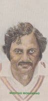 Mushtaq Mohammad Northamptonshire Cricket Player Antique Cigarette Card