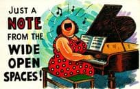 Music Comic Postcards