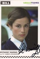 Myfanwy Waring as PC Amber Johannsen The Bill ITV Hand Signed Cast Card Photo