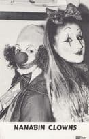 Nanabin Clowns Female Sexy Clown Plain Back Postcard Photo