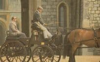 Nancy Reagan Horse Rides with Prince Philip Windsor Photo Royal Postcard