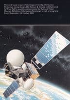 NASA Space Satellite 1982 Royal Mail Technology Postcard