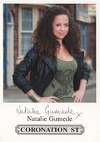 Natalie Gumede Coronation Street ITV Hand Signed Cast Card Photo