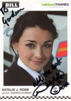 Natalie Robb as Andrea Dunbar ITV The Bill Hand Signed Cast Card Photo