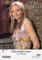 Natasha Beaumont as SJ Fletcher Eastenders BBC Hand Signed Cast Card Photo