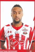 Nathan Redmond Southampton Football Club Hand Signed Photo