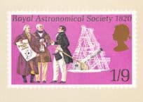Navigation & Astronomy London Exhibition Stamp Souvenir Postcard