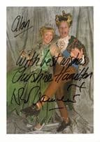 Neil & Christine Hamilton Large 10" x 7" Hand Signed Photo