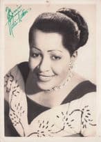 Nellie Lutcher Vintage R&B Jazz Singer Large Hand Signed Photo