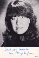 Nerys Hughes Vintage 1980s The Liver Birds Hand Signed Photo