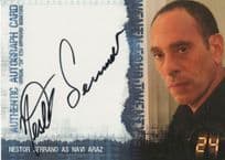 Nestor Serrano as Navi Araz 24 TV Show Hand Signed Photo Card
