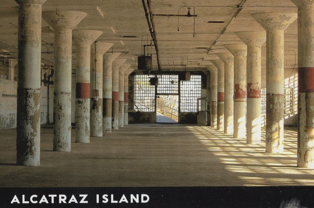 New Industries Building at Alcatraz Prison USA Postcard