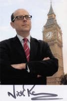 Nick Robinson ITV BBC News Vintage Hand Signed Photo