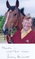 Nicky Henderson Horse Race Trainer Large Hand Signed Photo