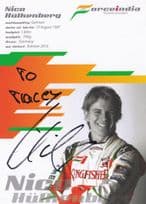 Nico Hulkenberg Sahara Team F1 Grand Prix Hand Signed Photo