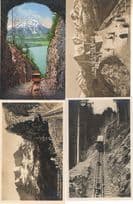 Niesenbahn Railway Swiss Bahn Hotel Restaurant 4x Old Switzerland Postcard s