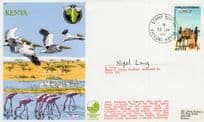 Nigel Lang Explorer Kodak Hand Signed Kenya 1980 First Day Cover