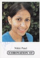 Nikki Patel Coronation Street Hand Signed Cast Card Photo