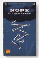 Nope Jordan Peele UFO Sci-fi Horror Film Movie As Rare Old Book Cover Postcard