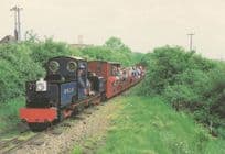 Norfolk Hero Train at Walsingham Wells Light Railway Postcard