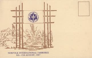 Norfolk Scout Jambouree 1987 PB Postcard
