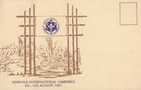 Norfolk Scout Jambouree 1987 PB Postcard