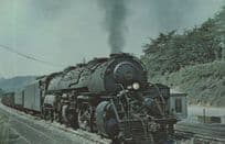 Norfolk & Western 2181 1950s Train Postcard